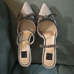 White House Black Market party heels